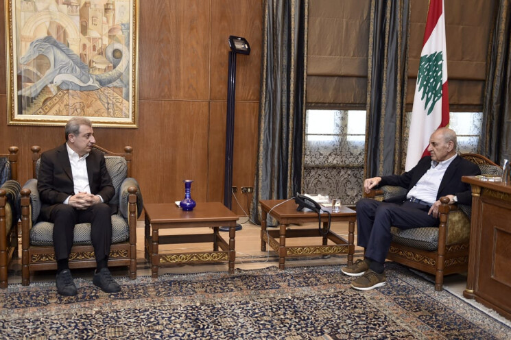 بري بحث مع شهيب وأبو فاعور في الاوضاع العامة